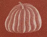 Yayoi Kusama, Untitled, 'Pumpkin' (Dark red) lithograph in colour