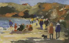 Sue Atkinson, Untitled, gouache 13 x 20cm