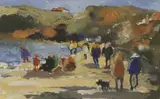 Sue Atkinson, Untitled, gouache 13 x 20cm