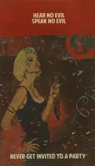 Untitled by The Connor Brothers, 2019 hand-painted vintage paperback with silkscreen, sold Oct 2025