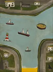 Steve Camps, Untitled, oil on board 61 x 45.5cm