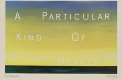 Untitled by Ed Ruscha, 1983 offset lithograph in colours, sold Oct 2025