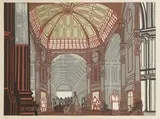 Edward Bawden, Untitled, from 'Six London Markets' lithograph in colours