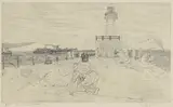 Anthony Gross, Untitled, 'Fishing at Dover' (Herdman 4105) etching