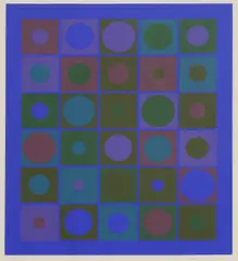 Bob Crossley, Untitled, Untitled screenprint in colours