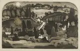 Graham Clarke, Untitled, 1973 etching and aquatint