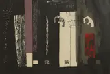 John Piper, Untitled, Wiltshire: Rustic Medieval Interior' (Levinson 132) lithograph in colours