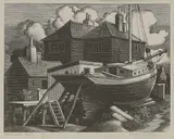 George Mackley, Untitled, both signed 'George Mackley' in pencil l.r.