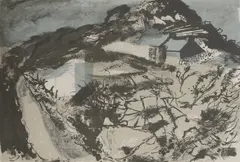 Untitled by John Piper, 'Garn Fawr' (Levinson 327) lithograph in colours, sold Jul 2025
