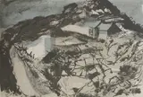 John Piper, Untitled, 'Garn Fawr' (Levinson 327) lithograph in colours