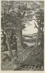 Monica Poole, Untitled, both signed 'Monica Poole' in pencil l.r.