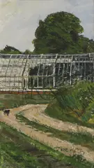 Olwyn Bowey, Untitled, gouache 37 x 18.5cm