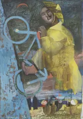 Mick Rooney, Untitled, gouache and watercolour 23 x 16cm