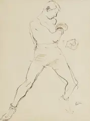 Samuel Rabin, Untitled, pen and ink 36 x 26cm