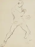 Samuel Rabin, Untitled, pen and ink 36 x 26cm