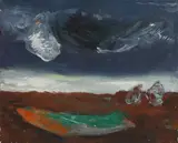 Maurice Cockrill, Untitled, oil on canvas 40.5 x 50.5cm
