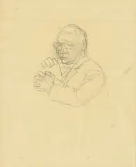 Michael Andrews, Untitled, 1964 pencil 20 x 16cm