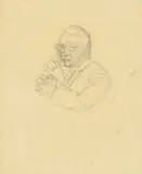 Michael Andrews, Untitled, 1964 pencil 20 x 16cm