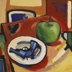 Peter Denmark, Untitled, oil on canvas 122 x 122cm