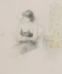 Adrian George, Untitled, coloured pencil 61 x 50.5cm