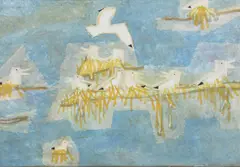 Barry Hirst, Untitled, gouache and watercolour 34 x 46.5cm From the contents of Brook House
