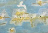 Barry Hirst, Untitled, gouache and watercolour 34 x 46.5cm From the contents of Brook House