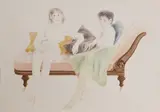 David Remfry, Untitled, together with: John Pil.... (20th century) Untitled lithograph in colours