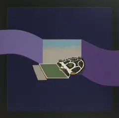 Jack Coulthard, Untitled, Untitled acrylic on board 122.5 x 122.5cm From the contents of Brook House