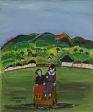 Moshe Maurer, Untitled, oil on canvas 60 x 50cm and 61 x 51cm