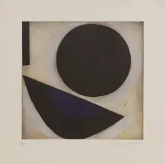 Untitled by Terry Frost, 'On the Edge' etching and aquatint in colours, sold Jul 2025