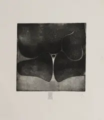 Untitled by Victor Pasmore, aquatint and screenprint, sold Jul 2025