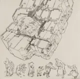 Eduardo Paolozzi, Untitled, ‘For Leonardo’ engraving