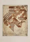 Eduardo Paolozzi, Untitled, printed by White Ink Studios with blind stamp sheet 89.5 x 59.5cm
