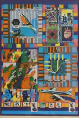 Untitled by Eduardo Paolozzi, ‘Signs of Death and Decay in the Sky’ photolithograph with screenprint in colours, sold Jul 2025