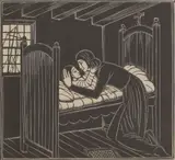 Eric Gill, Untitled, ‘Mother and Child’ woodcut