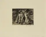 Gerald Brockhurst, Untitled, both signed 'G. L. Brockhurst' in pencil l.r. plates 10 x 12.5 and 12.5 x 15cm
