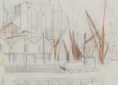 John Nash, Untitled, c.1922 pencil and crayon