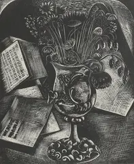 Untitled by Paul Nash, from 'The Woodcut: An Annual II', sold Jul 2025