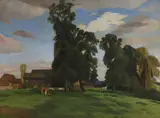 Sydney Carline, Untitled, oil on canvas 56 x 76cm