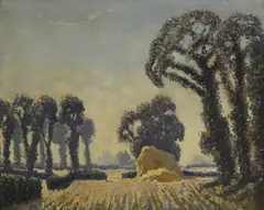 Norman Lloyd, Untitled, oil on canvas 60.5 x 76.5cm