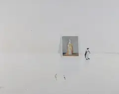 Andreas Rüthi, Untitled, oil on board 56 x 69cm