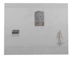 Andreas Rüthi, Untitled, oil on board 40 x 50cm