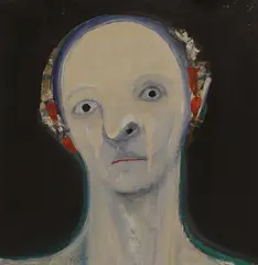 Selina Trieff, Untitled, mixed media on canvas paper 30.5 x 31cm