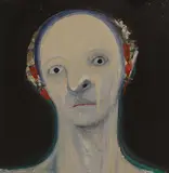 Selina Trieff, Untitled, mixed media on canvas paper 30.5 x 31cm