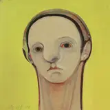 Selina Trieff, Untitled, oil on canvas paper 31 x 30.5cm