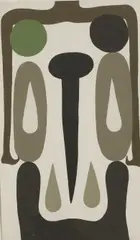 Jean Paul Philippé, Untitled, 1993 gouache on card 30 x 17cm