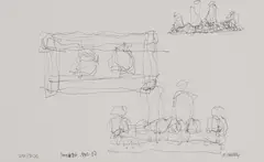 Untitled by Frank Gehry, 'Brighton' lithograph, sold Jul 2025