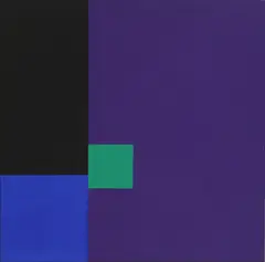 John Holden, Untitled, acrylic on canvas 60.5 x 60.5cm
