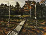 Julian Perry, Untitled, oil on board 122 x 158cm