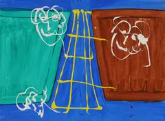 DovBer Marchette, Untitled, acrylic on paper